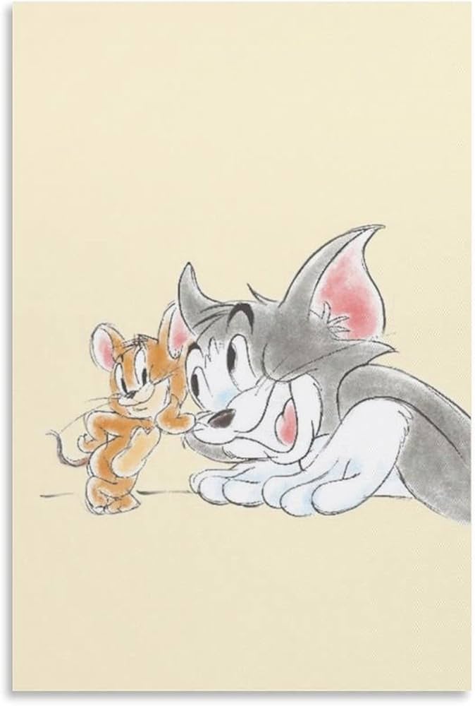 Amazon.co.jp: トムとジェリー アートポスター 飾り絵 かわいい Amazon.co.jp: トムとジェリー アートポスター 飾り絵 かわいい